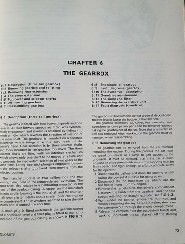 Autobooks Triumph Dolomites 1850 1850 HL Owners Manual, Covers From 1972 To 1980 - Picture 7 of 10
