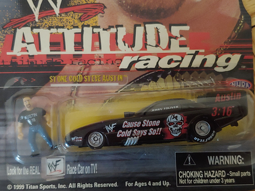 ROAD CHAMPS COLLECTORS EDITION WF STONE COLD STEVE AUSTIN ATTITUDE RACING 1/64 - Picture 5 of 5