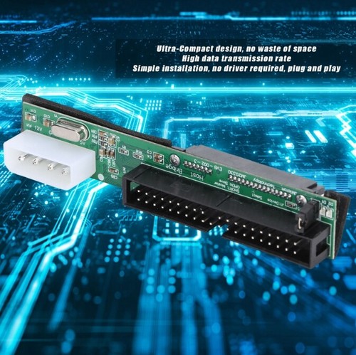 Green 2.5in SATA to IDE40 Pin Female to Male Hard Supports For DOS/Windows 98 - Afbeelding 7 van 8