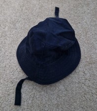 M S Baby Cotton Sun Hat Chin Strap 3-6 Months