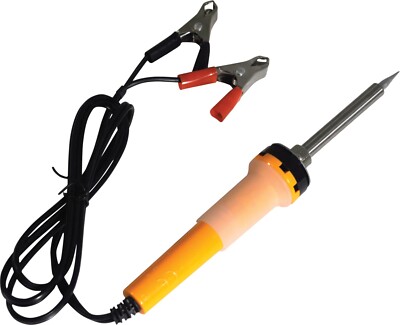 12V 30W Lötkolben mit Krokodilklemmen für Autobatterie oder LKW mobil tragbar