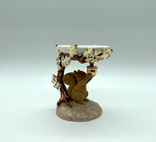 Bath & Body Works Squirrel Holding Acorn 3Wick Pedestal Candle Holder Stand 2024