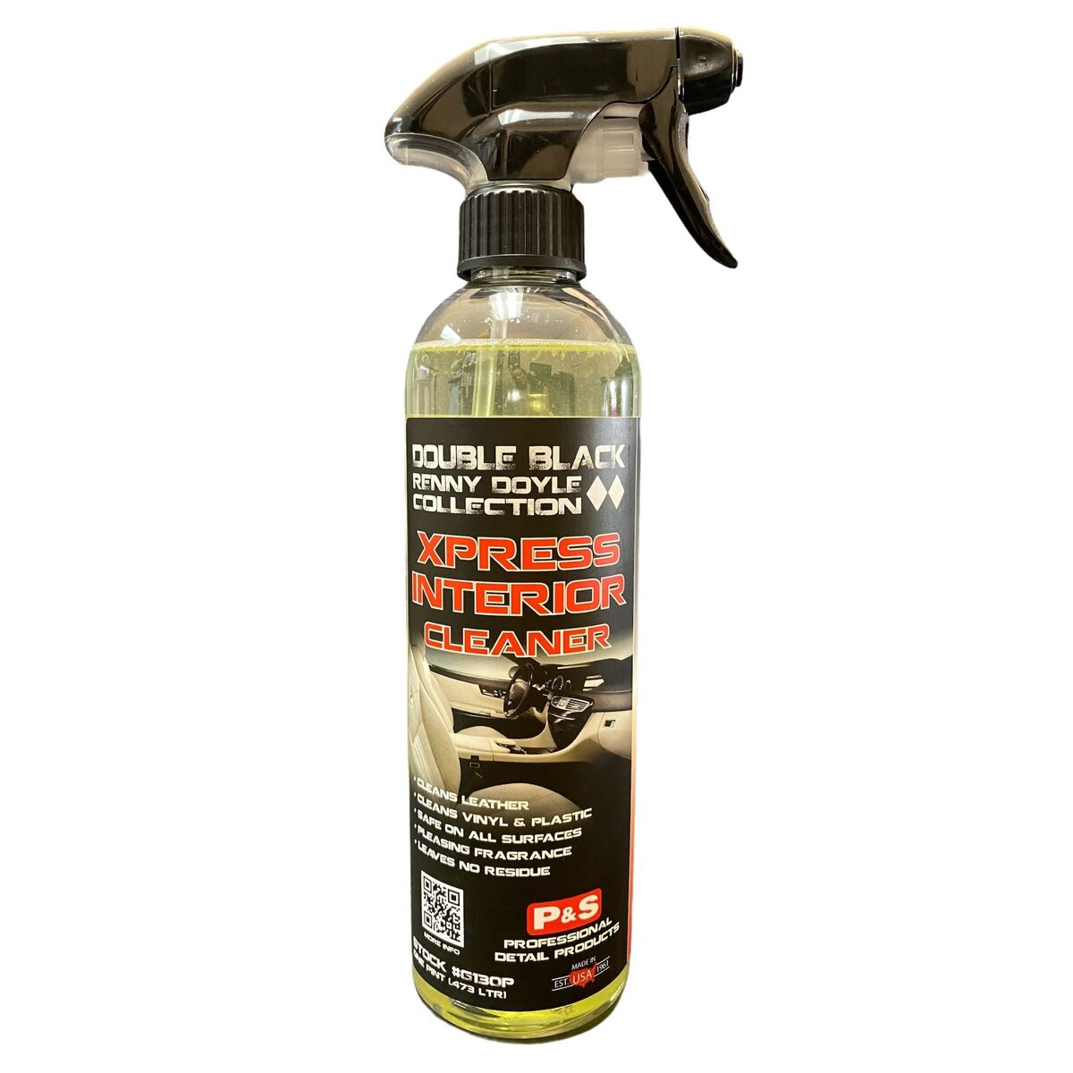 P&S Xpress Interior Cleaner, Safe on Leather and Plastic, No Residue