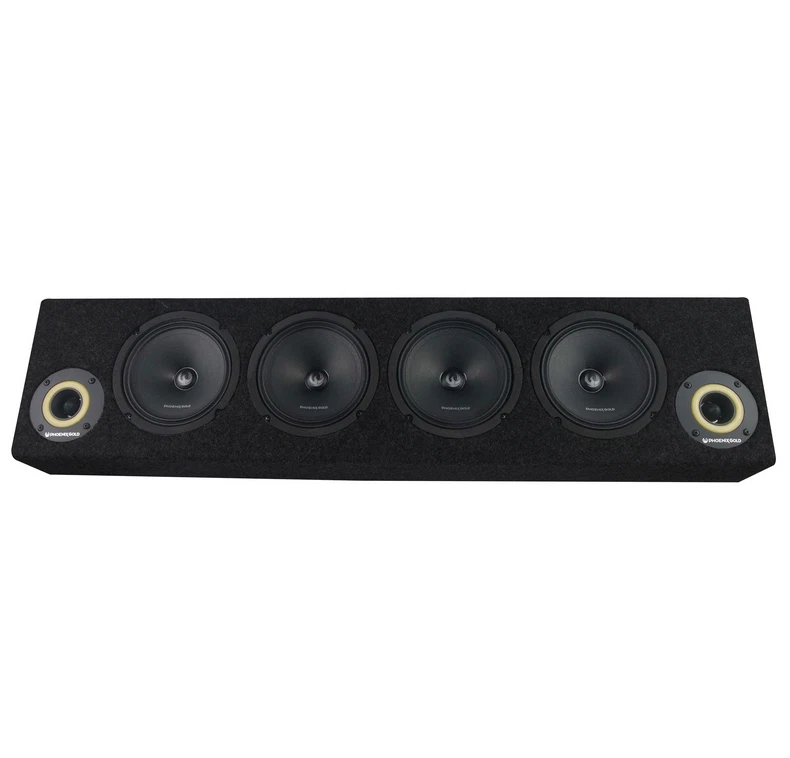 Caja de altavoz Phoenix Gold ZP65BOX 1700W 4 x 6,5" Mid-Bass + 2 tweeters Foto 2 de 4