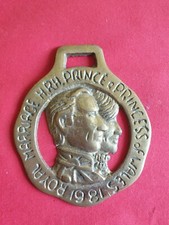 Cast Horse Brass. Royal Marriage 1981 Charles & Diana