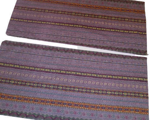 Vintage Ralph Lauren LELAND Fair Isle 2 King Size Pillowcases Multicolor Knit
