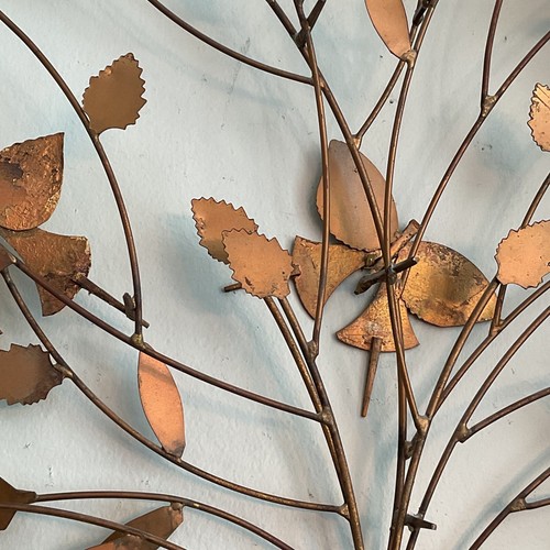 William Bowie Mid Century Metal Butterfly Tree Wall Hanging Sculpture - Picture 11 of 11