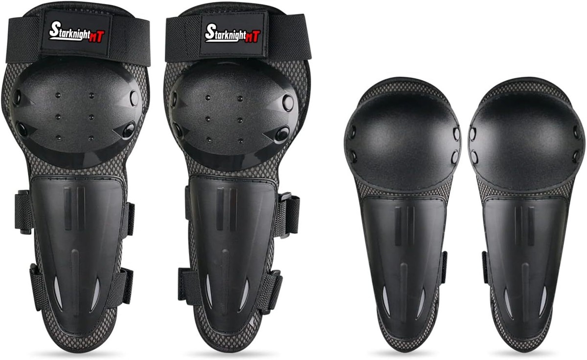 4pcs/set Motorcycle Riding Knee Pads Motocross Protective Gears