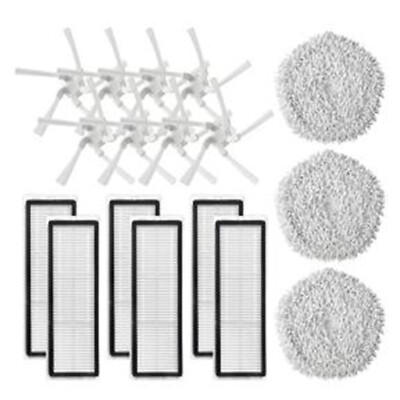 Replacement Mop Cloth Side Brush Filter For Dreame W10/Pro Robot Vacuum Cleaner