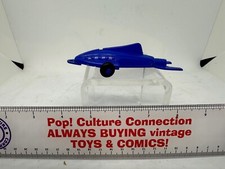 Vintage 1950's Lido Captain Video Supersonic Space Ship Blue Plastic