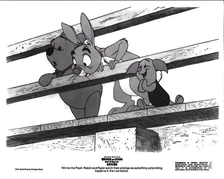 Winnie the Pooh and a Day for Eeyore 4x ORIGINAL Press Stills Walt Disney 1983 - Image 4 of 4