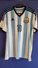 ADIDAS MESSI 10 ARGENTINO 2013 HOME JERSEY FOOTBALL SOCCER SHIRT SIZE L