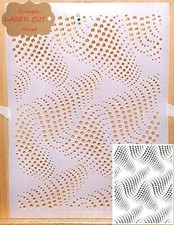 Dot Illusion stencil Background texture Airbrush art stencil artists illusion