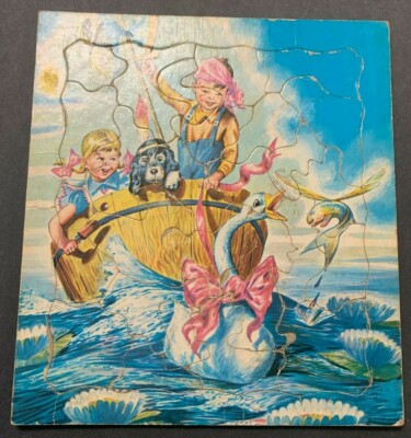 1950 SAALFIELD PUBLISHING *CHILDREN'S PIRATE PUZZLE* (RJF) 122621
