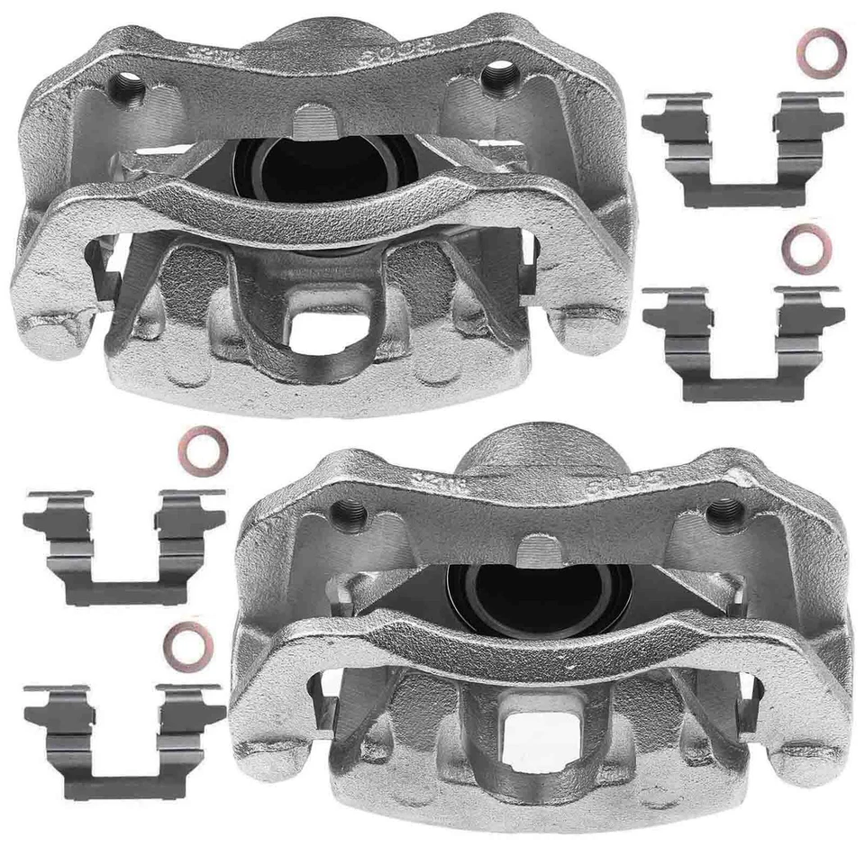 2x Pinzas de freno con soporte delantero derecho y derecho para Acura SLX Honda Isuzu Rodeo 93-01 Foto 2 de 4