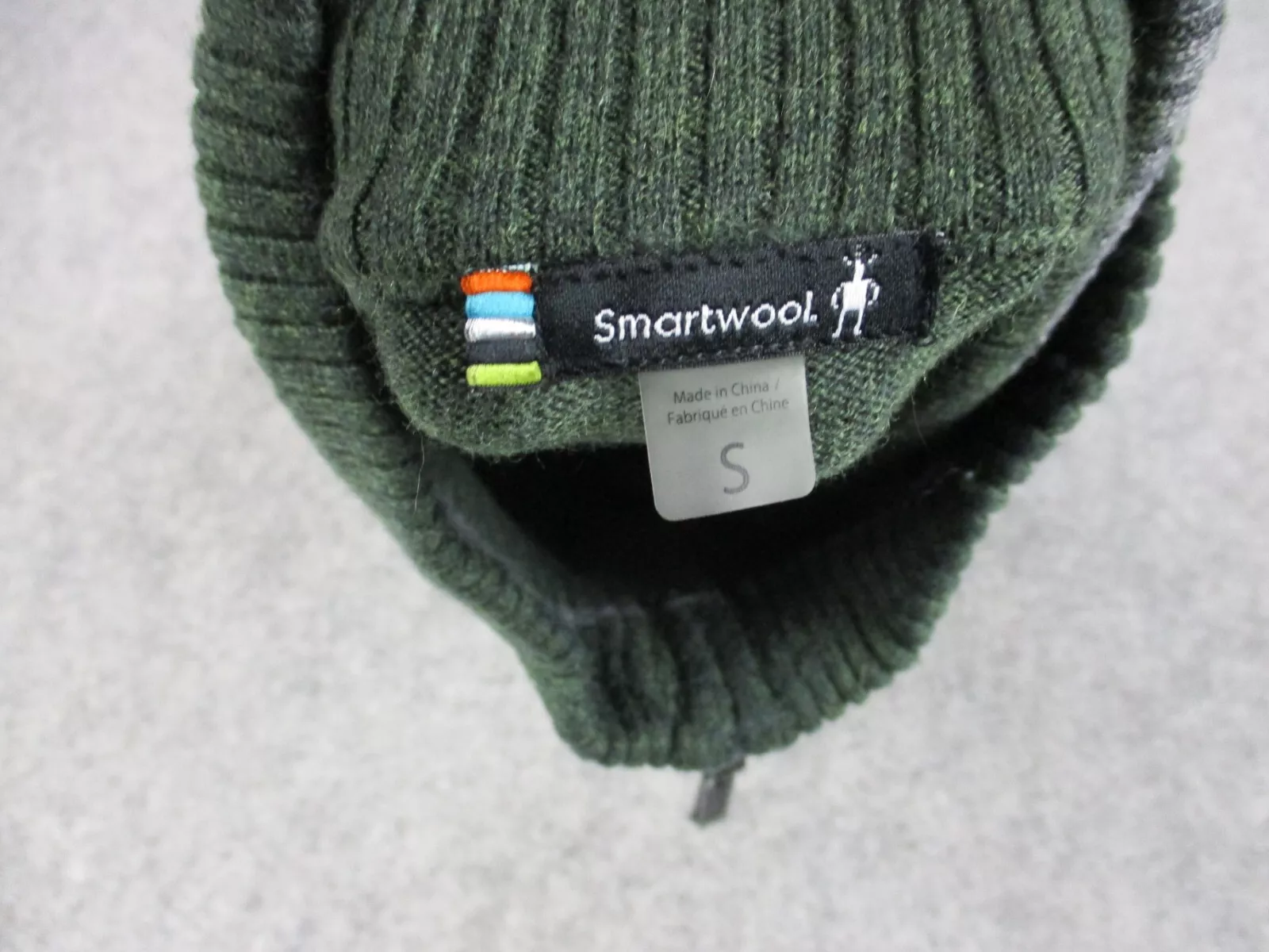 smartwool quarter zip merino wool blend long sleeve sweater