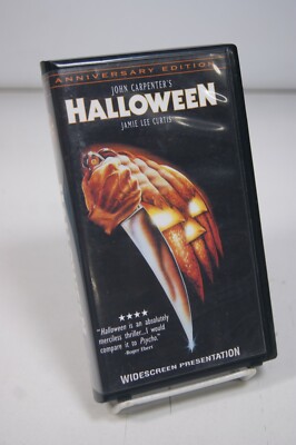 Halloween (VHS) Anniversary Edition Widescreen with Fan