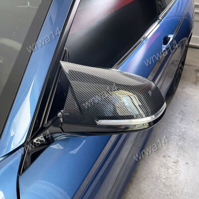 Carbon Fibre Wing Side Mirror Cap Covers For BMW 4-Series F32 F33 F36 2014-2020