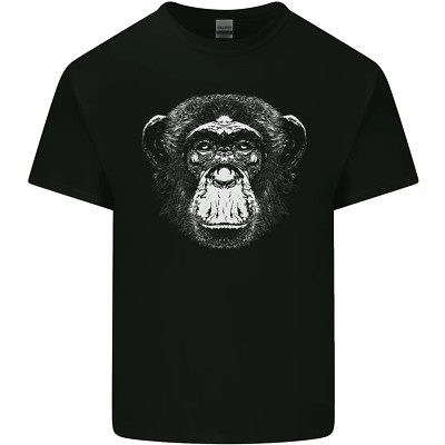 Monkey Face Chimpanzee Herren Maglietta Tee Top