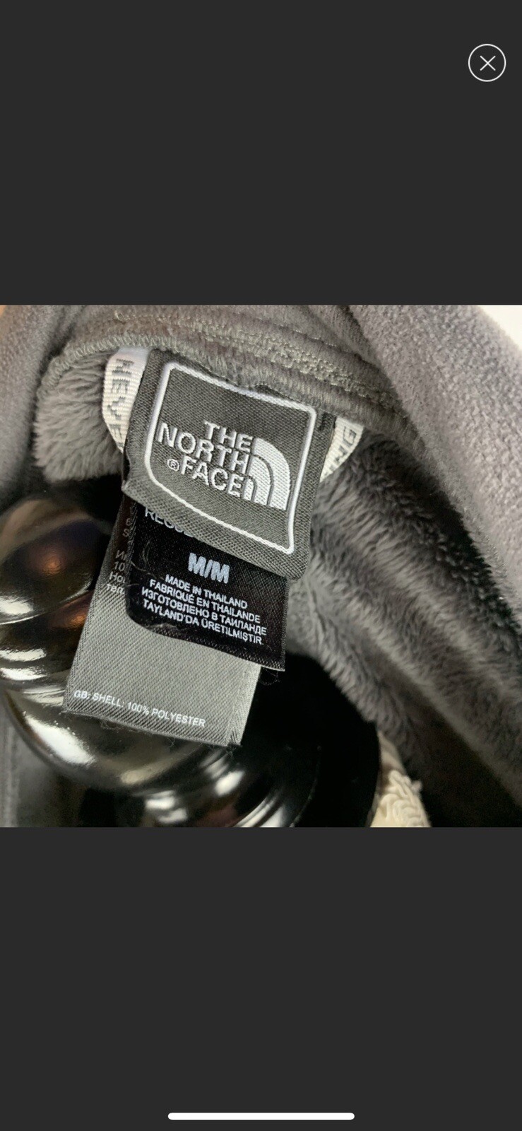 northface gray jacket - image 3