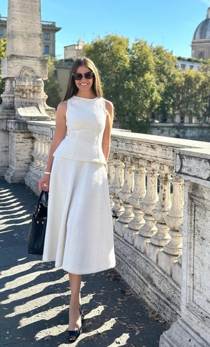 ZARA M STRUCTURED A-Line (C0-SET Skirt AND TOP) ZW COLLECTION | 9071/106 NWT - Picture 7 of 24