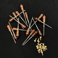 Baroque style 5PCs Quality Snakewood Violin Bow Screw 3/4-4/4