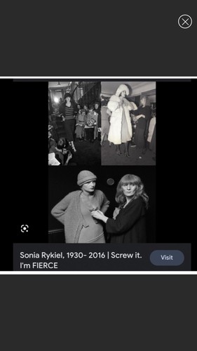 Sonia Rykiel Black Vintage Blazer Paris France S - Picture 7 of 8