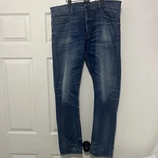 MENS POLO RALPH LAUREN DENIM HAYDEN DISTRESSED DUNGAREES 36 32 7106224 66002