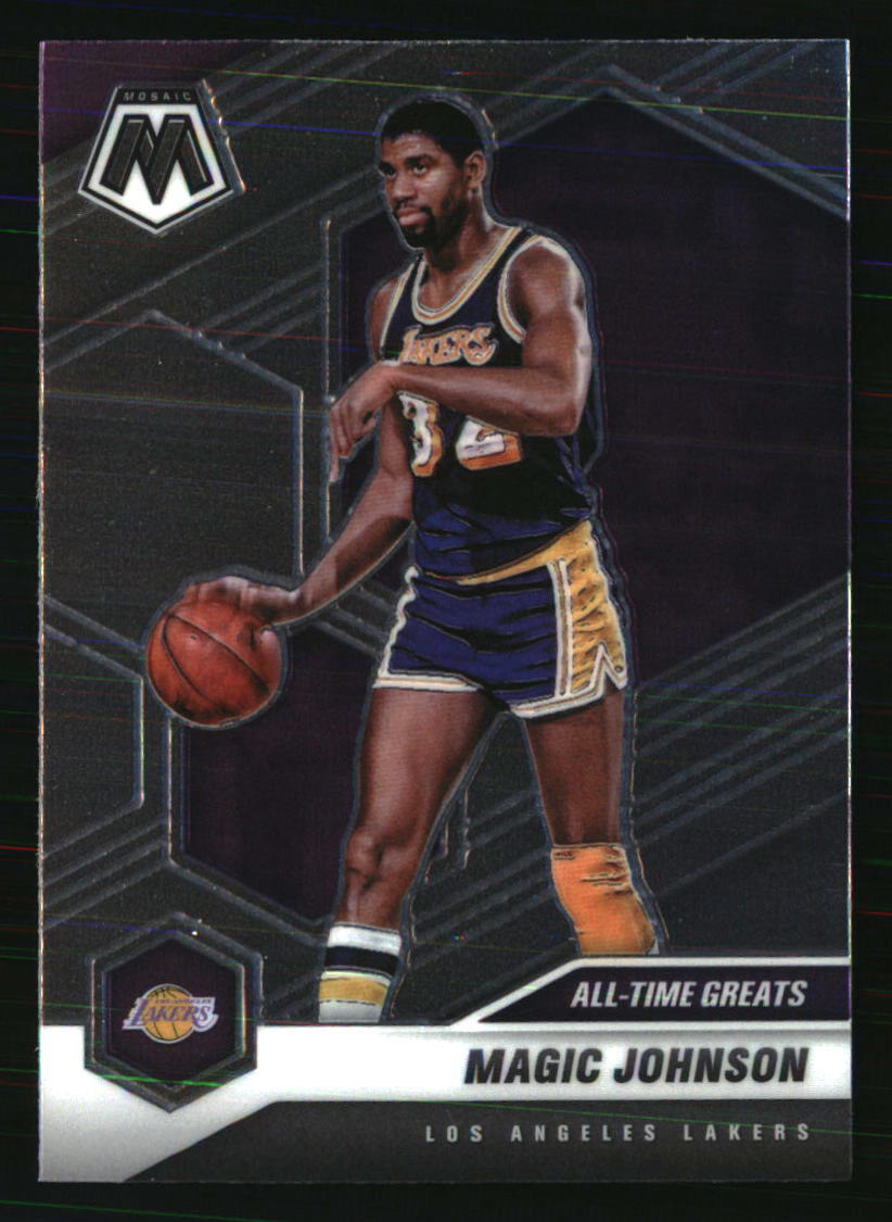 Magic Johnson 2020-21 Panini Mosaic #288 NBA Basketball Card