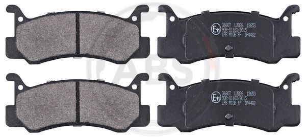36607 A.B.S. Brake Pad Set, disc brake for DAIHATSU,MAZDA,MERCURY