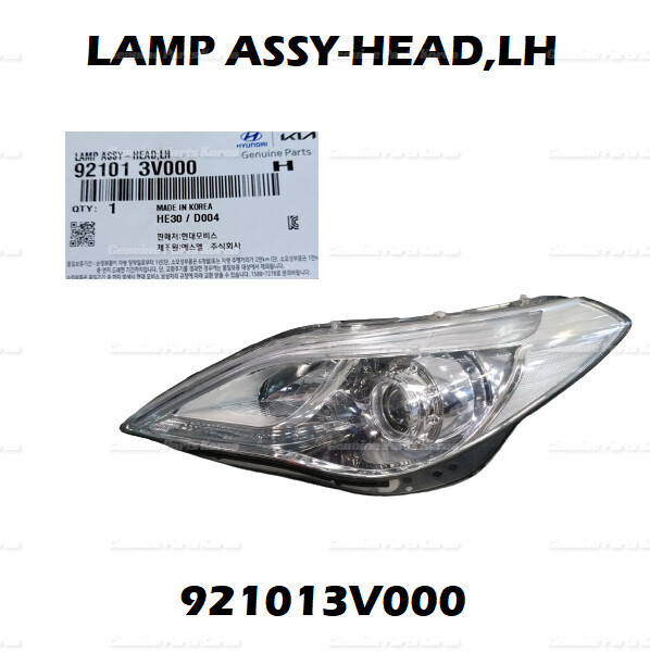 ⭐Genuine⭐ Front Head Light Lamp LH Assy 921013V000 for Hyundai