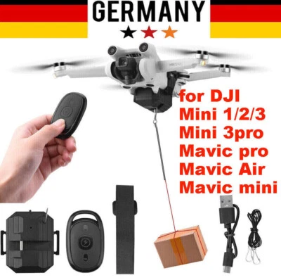 Airdrop Dropper Fernbedienung Werfer Zubehör Für DJI Mini 2 SE 3 Pro Drohne USB