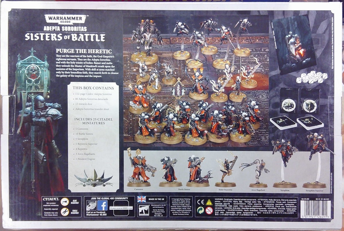 WARHAMMER 40,000 Adeptus Sororitas セット Amazon.com: Games Workshop - Warhammer 40,000 - Adepta