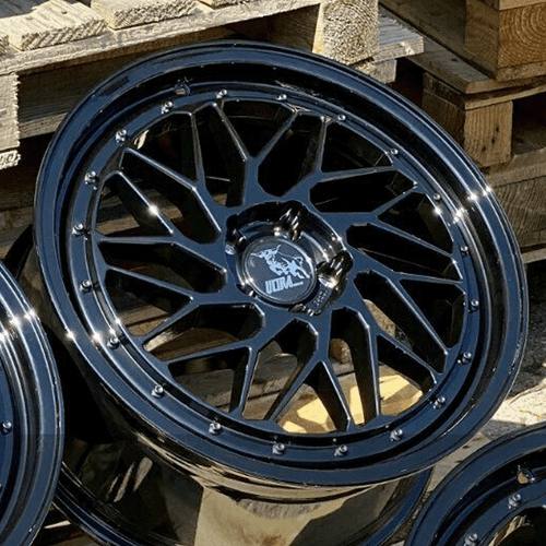 18 Zoll UX14 Tiefbett Felgen 8,5x18 5x120 ET35 komplett schwarz für BMW - Bild 6 von 8