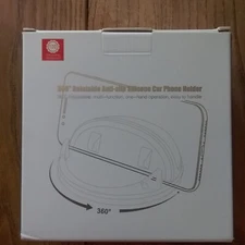 360 Degree Car Phone Holder Soft Silicone Anti Slip Mat Mobile Phone Mount Stand