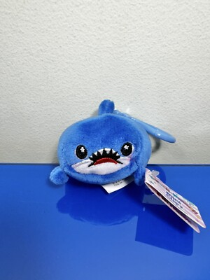 #ad Moosh Moosh Azul the Shark Mini Clipz Soft Plush Buddies $8.07