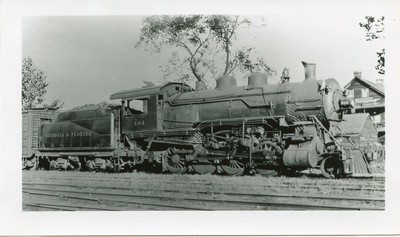 5E750 RP 1936/50er Jahre ? GEORGIA & FLORIDA RAILROAD ENGINE #404 AUGUSTA GA ex BRP