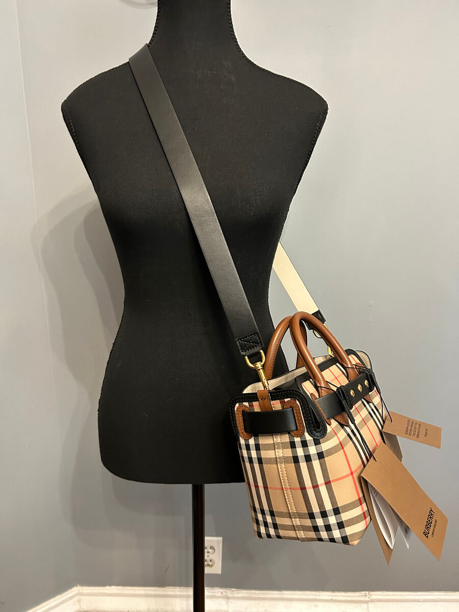 BURBERRY Mini Vintage Check Triple Stud Belt Bag, BNWT | eBay BURBERRY Mini Vintage Check Triple Stud Belt Bag, BNWT | eBay