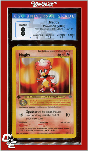 Magby (1st Edition) graded CGC 8 for sale on eBay