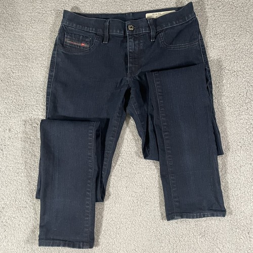 Diesel Livier Super Slim Jegging Low Waist Dark Blue Wash Stretch Size 30 |  eBay