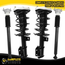 Front Complete Struts & Rear Shock Absorbers for 2014-2016 Mercedes E250 Sedan