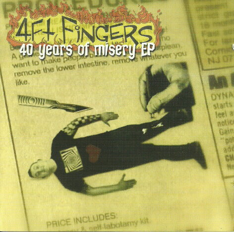 4Ft Fingers - 40 Years Of Misery (CD, EP) - Bild 1 von 1