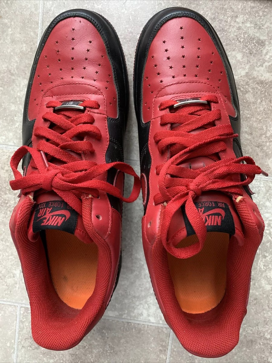 Nike 317295-661 Air Force XXV AF-1 Low Red/Black Athletic Nike 317295-661 Air Force XXV AF-1 Low Red/Black Athletic