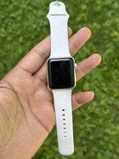 Apple Watch Series 3 GPS 38mm Aluminum Case with White Sport Band Watch