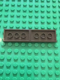 LEGO Printed Tile 2x4 Set Brown GREAT WEST Train Signs Hotel Western Cowboy 7597