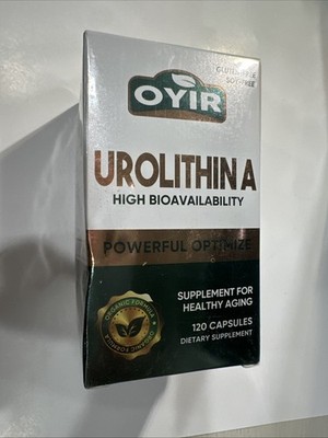 Oyir Urolithin a High Bioavailability 120 Ct Healthy Aging 1000mg Exp 2027