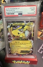 2015 POKEMON XY BLACK STAR PROMOS #XY84 PIKACHU EX PSA 9 LOW POP MID ERA PROMO