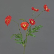 artplants Kunstblume Mohnblume Keira, orange, 65cm, Ø 5cm