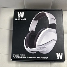 WolfLawS TA2000  Wireless Gaming Headset 2.4GHz with Noise Canceling Microphone