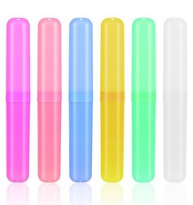 6 Pack Toothbrush Cases, Toothbrush Holders Travel Compact  Lightweight for ...
